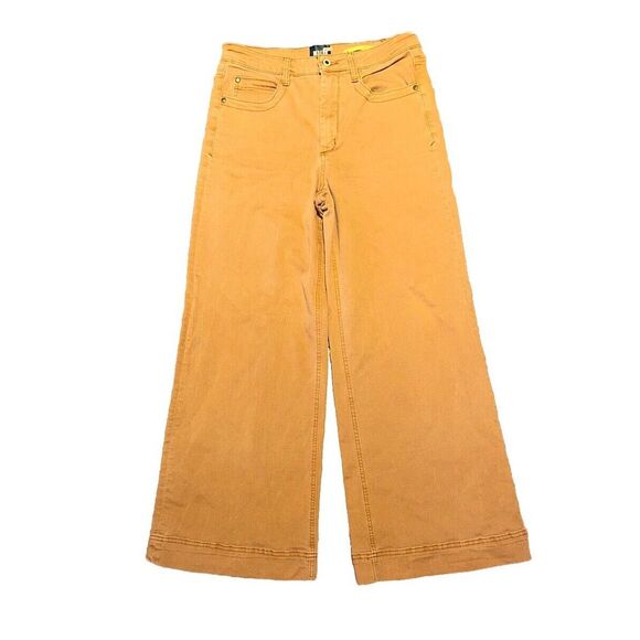 Maeve By Anthropologie Wide-Leg Jeans Size 28 High‎ Rise Clay Color - Picture 1 of 10